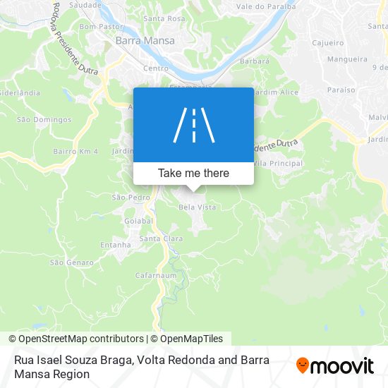 Rua Isael Souza Braga map