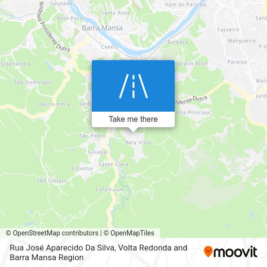 Rua José Aparecido Da Silva map