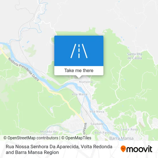 Rua Nossa Senhora Da Aparecida map