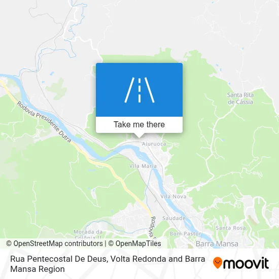 Rua Pentecostal De Deus map