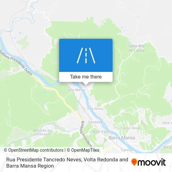 Rua Presidente Tancredo Neves map