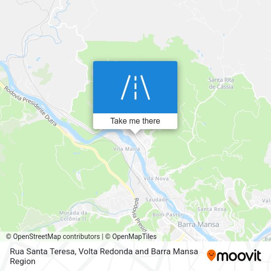Rua Santa Teresa map