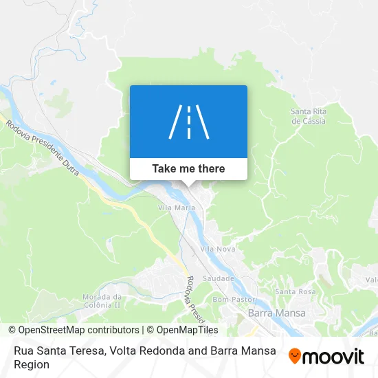 Rua Santa Teresa map