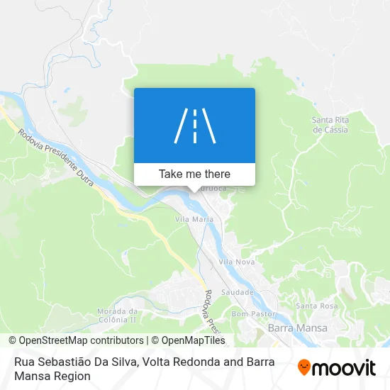 Rua Sebastião Da Silva map
