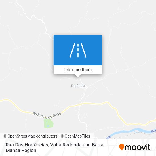 Rua Das Hortências map