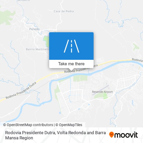 Rodovia Presidente Dutra map