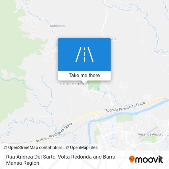 Rua Andrea Del Sarto map