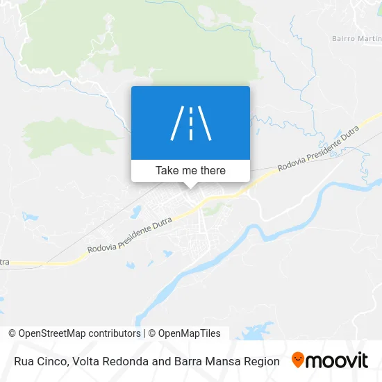 Rua Cinco map