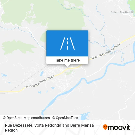 Rua Dezessete map