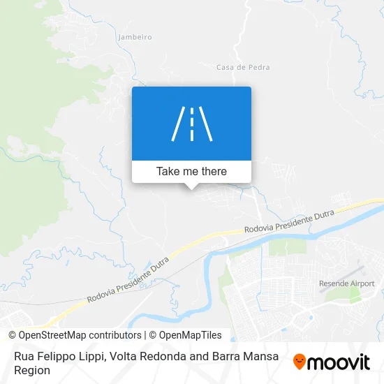Rua Felippo Lippi map