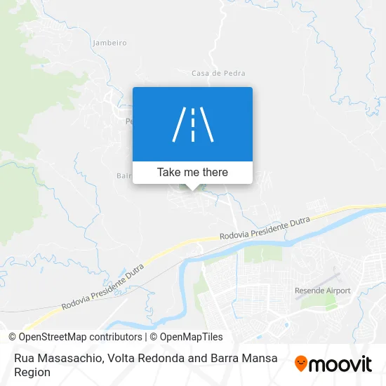 Rua Masasachio map