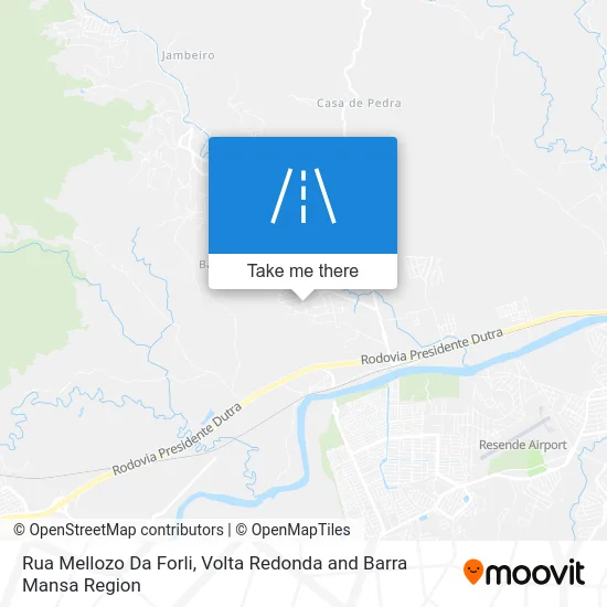 Rua Mellozo Da Forli map