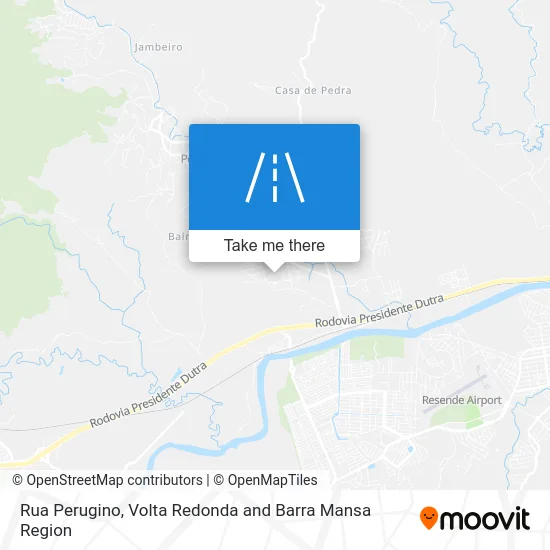 Rua Perugino map