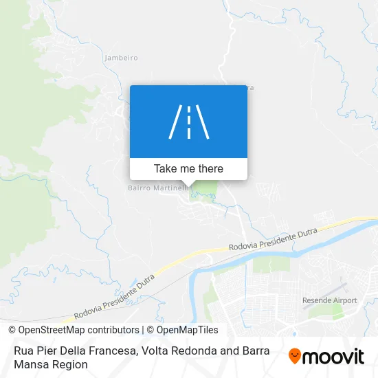 Rua Pier Della Francesa map