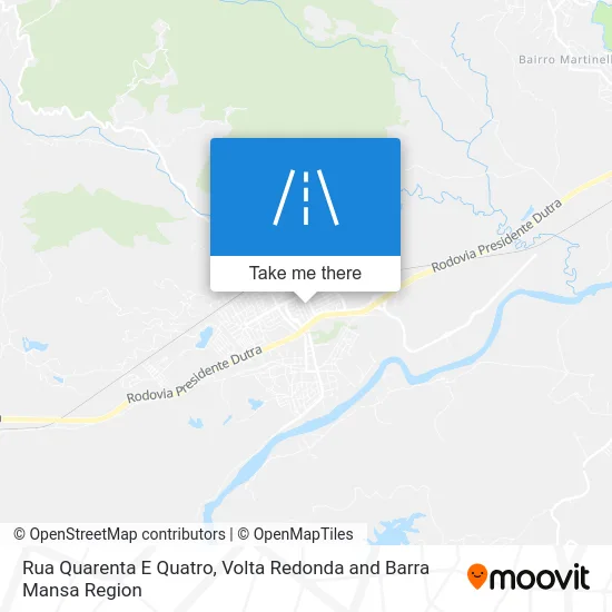 Rua Quarenta E Quatro map