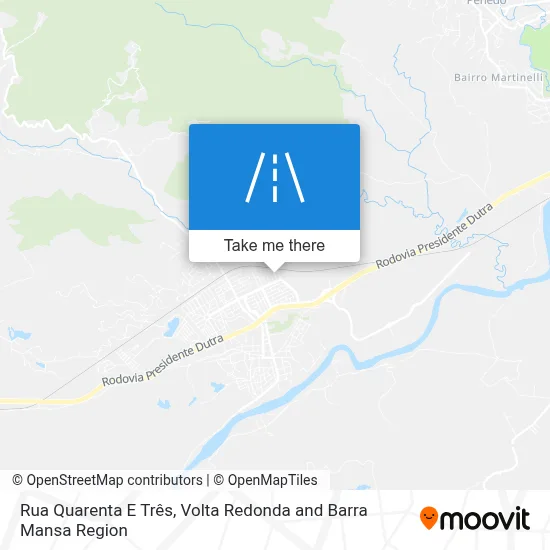 Rua Quarenta E Três map