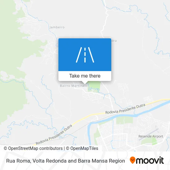 Rua Roma map