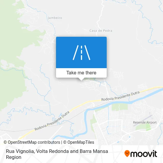 Rua Vignolia map