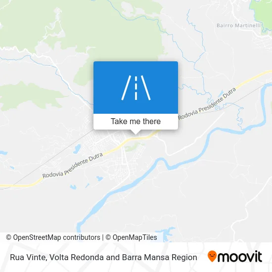 Rua Vinte map