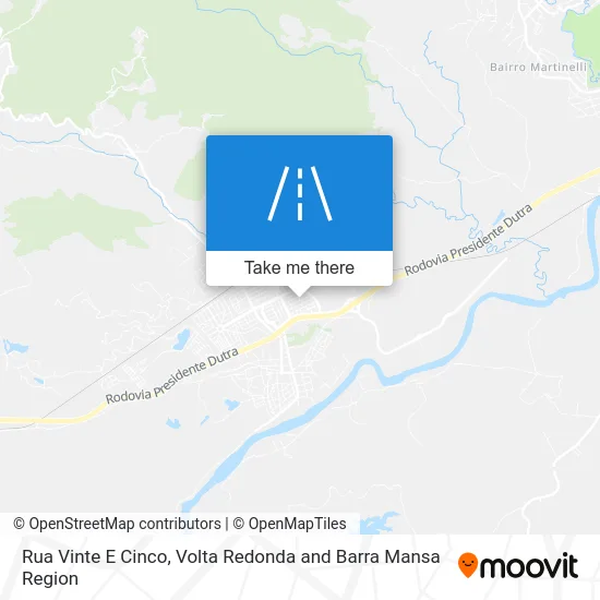 Rua Vinte E Cinco map