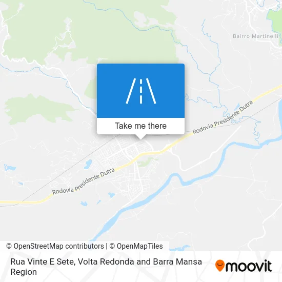 Rua Vinte E Sete map