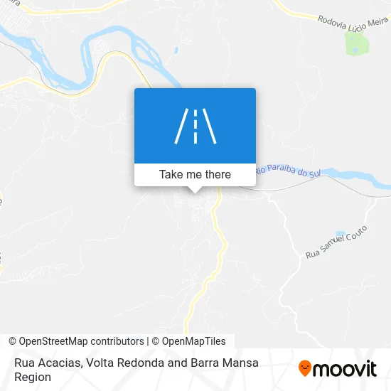 Rua Acacias map