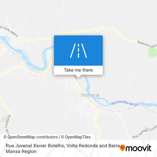 Rua Juvenal Xavier Botelho map