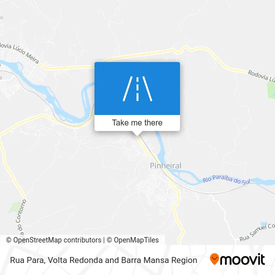 Rua Para map