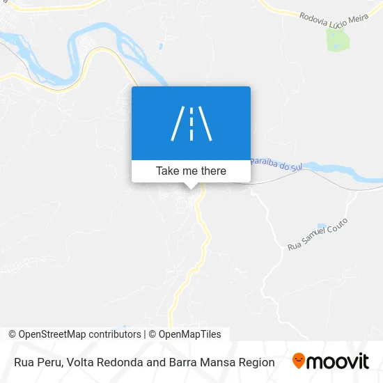 Rua Peru map