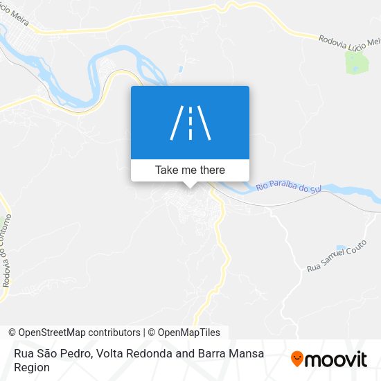Rua São Pedro map