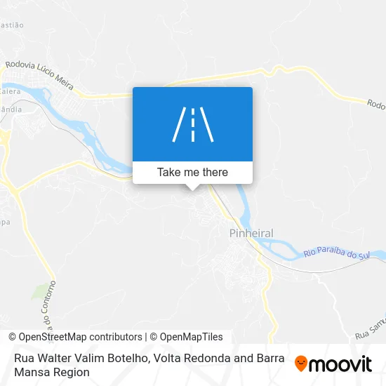 Rua Walter Valim Botelho map