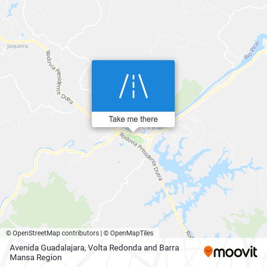 Mapa Avenida Guadalajara