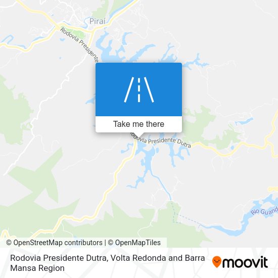 Rodovia Presidente Dutra map