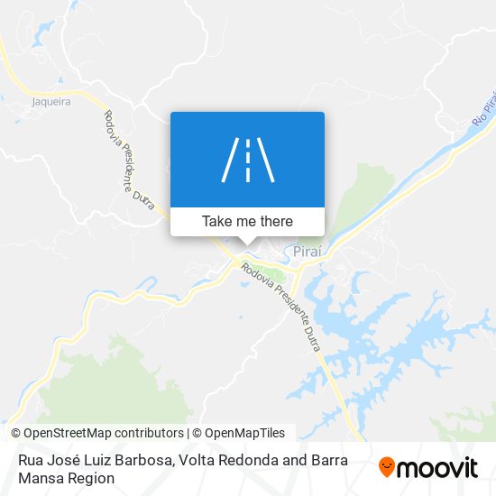 Rua José Luiz Barbosa map