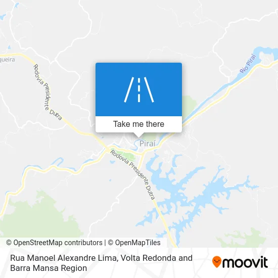 Rua Manoel Alexandre Lima map