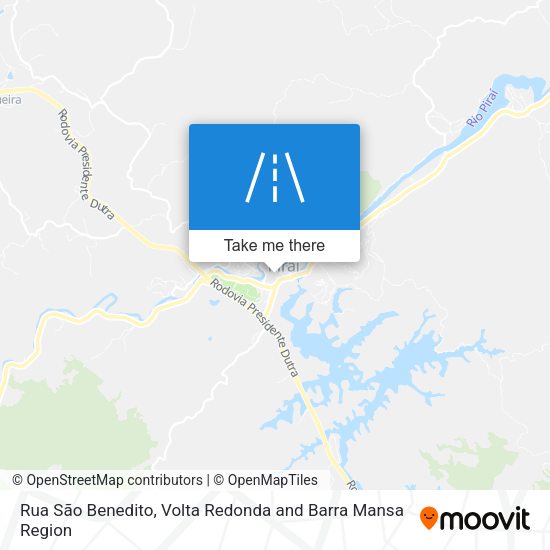 Rua São Benedito map