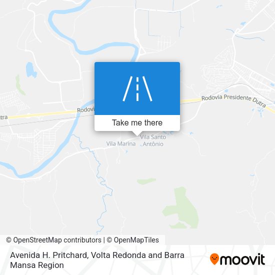 Avenida H. Pritchard map