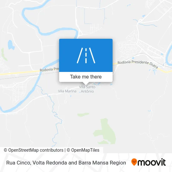 Rua Cinco map