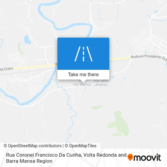 Rua Coronel Francisco Da Cunha map