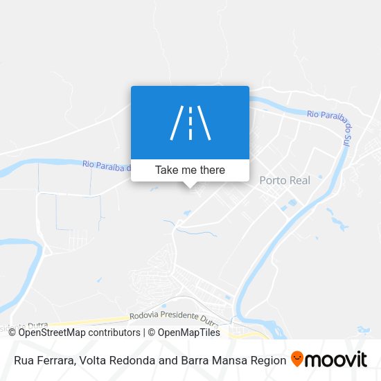 Rua Ferrara map