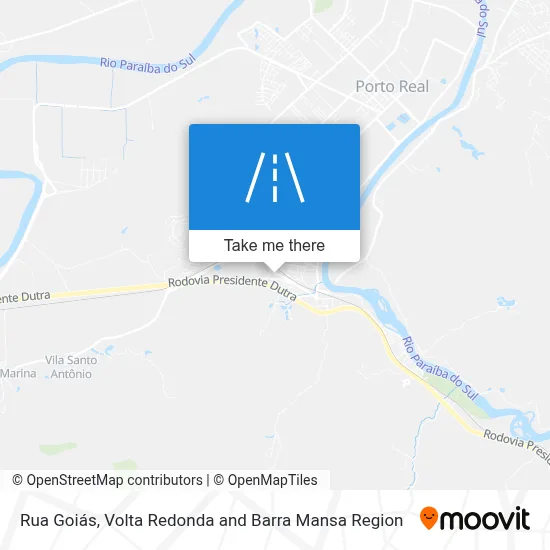 Rua Goiás map