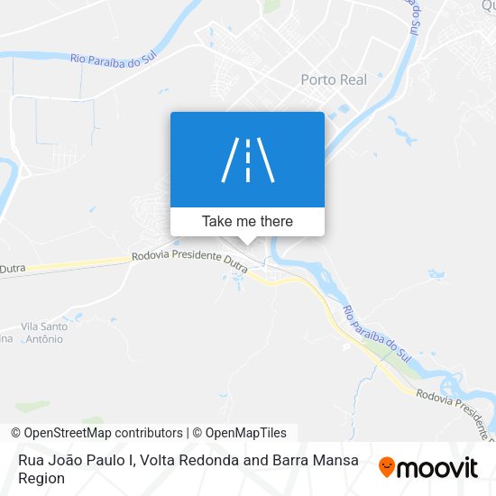 Rua João Paulo I map