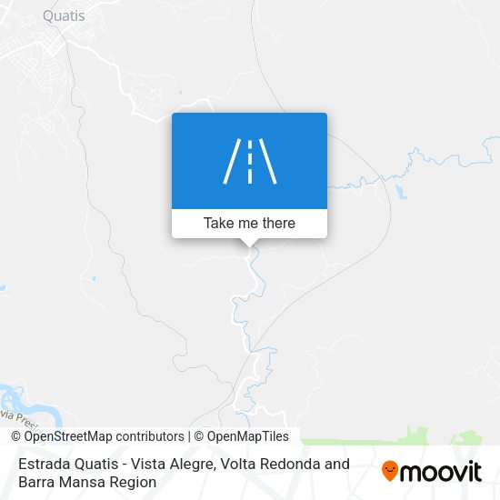 Estrada Quatis - Vista Alegre map