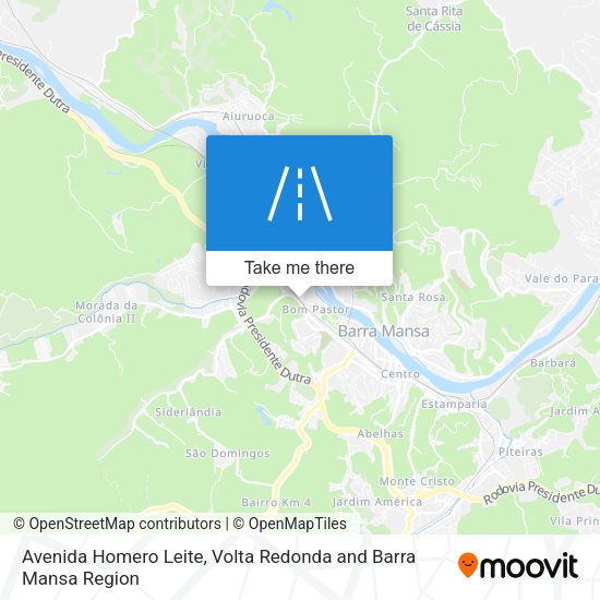 Avenida Homero Leite map