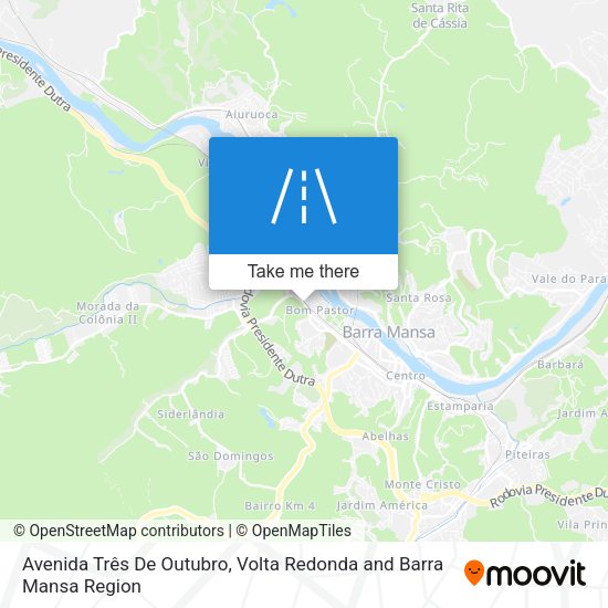 Avenida Três De Outubro map