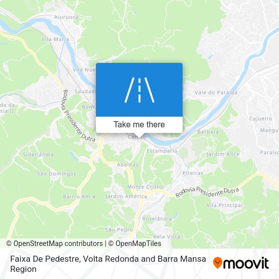 Faixa De Pedestre map