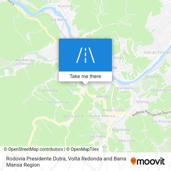 Rodovia Presidente Dutra map