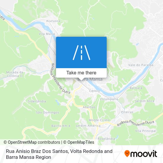 Rua Anísio Braz Dos Santos map