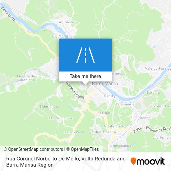 Rua Coronel Norberto De Mello map