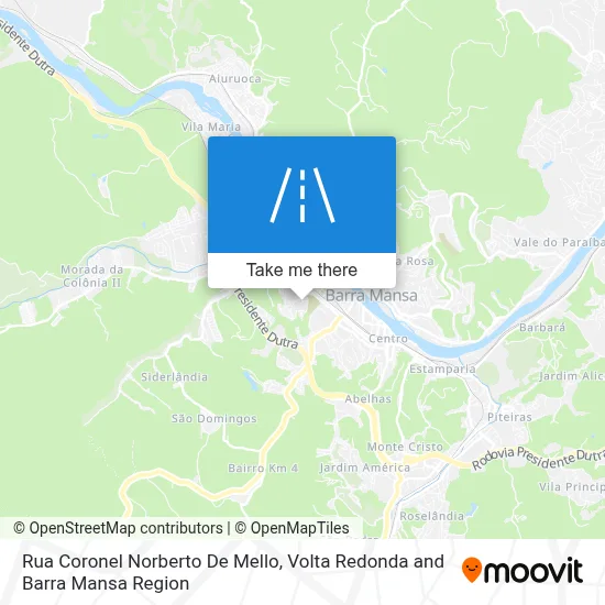 Rua Coronel Norberto De Mello map